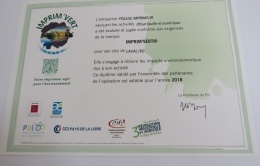 Certificat Imprim'vert