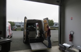 Arrivée de la machine
