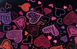 Couleurs fluo sur Noir