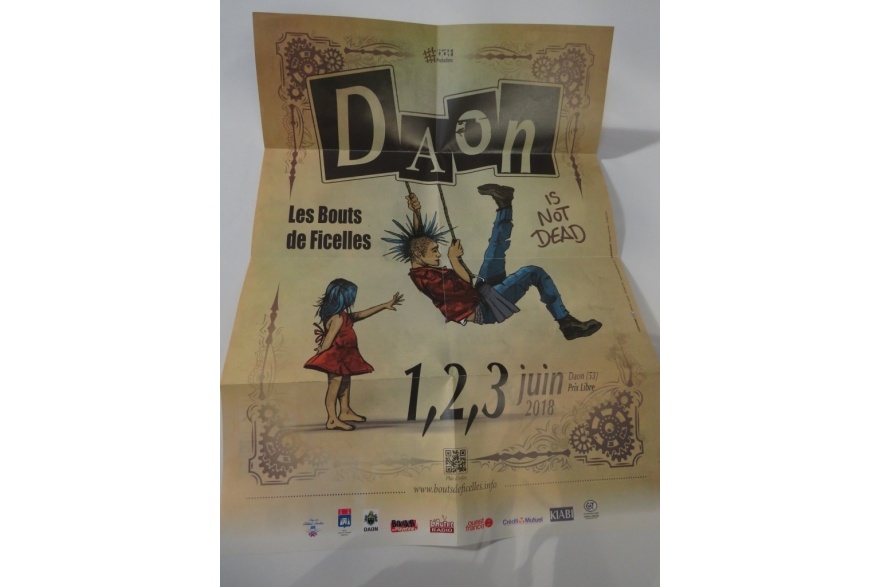 Affiche dépliée