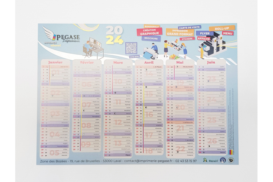 Calendrier Pégase 2024-3