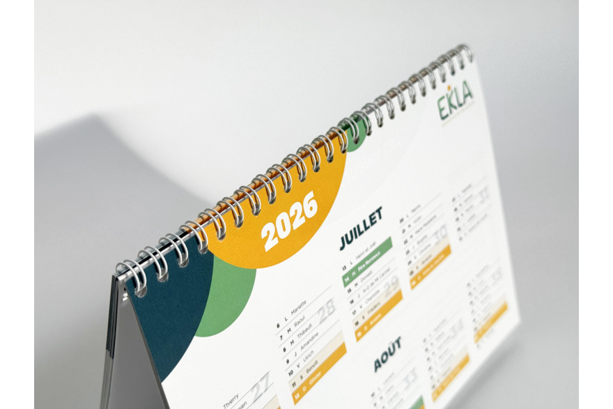 Calendrier Chevalet Vue 3