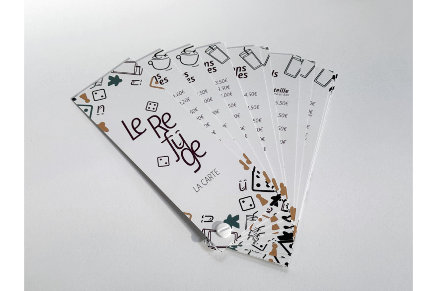 Menu éventail Vue 1