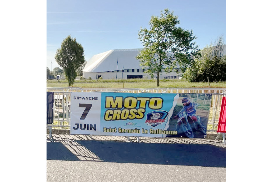 Banderole Motocross 2026