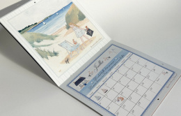 Calendrier illustré Vue 2
